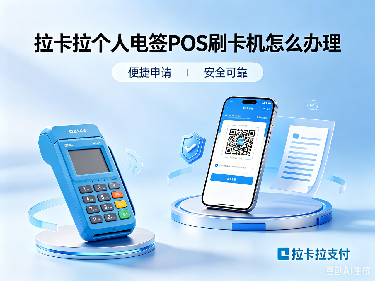 拉卡拉个人电签 POS 刷卡机怎么办理？2026 小微用户申请流程和注意事项